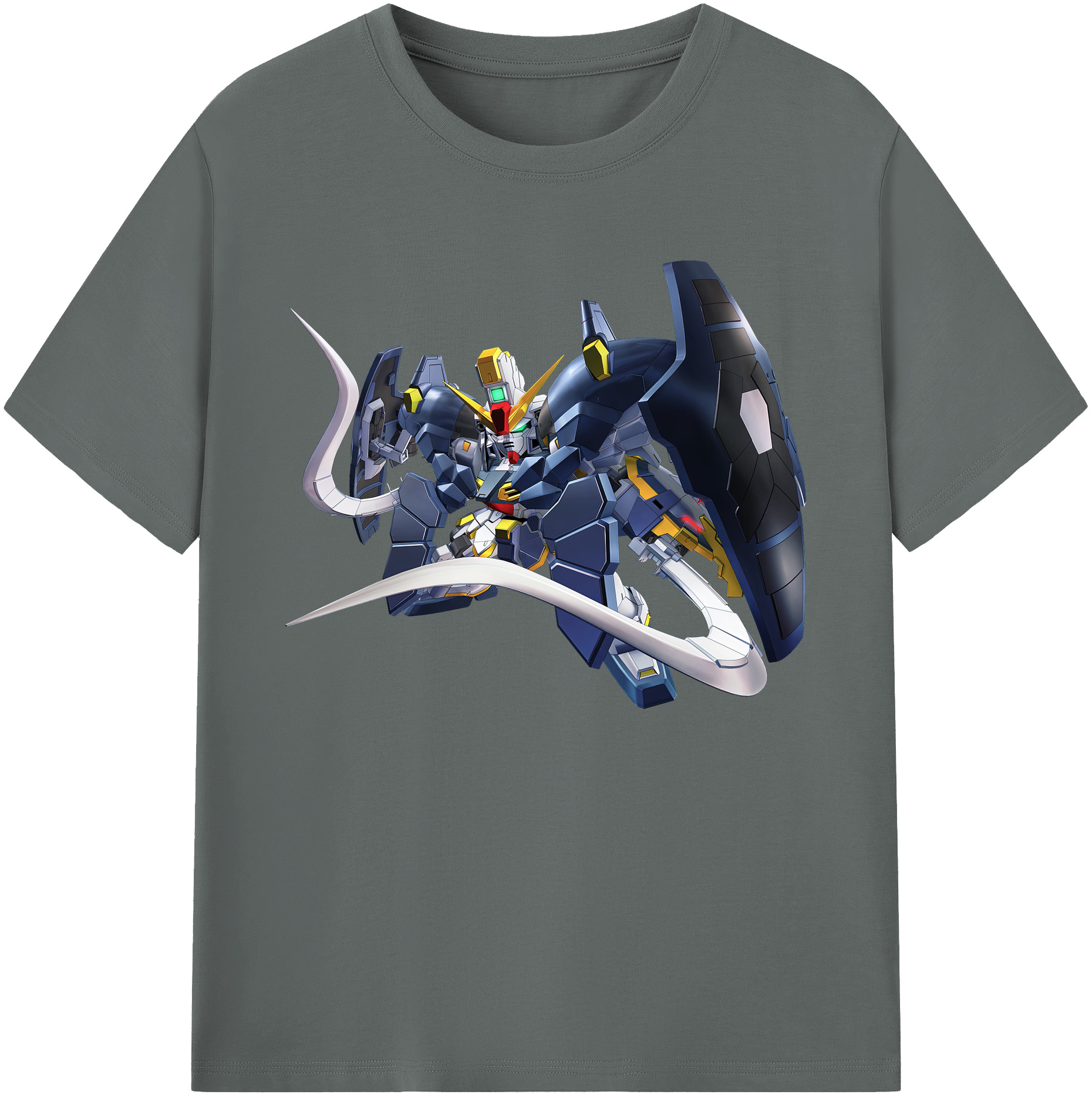 （画像用） 機動戦士ガンダム Mobile Suit Gundam 綿100％ メンズ半袖Tシャツ｜肌触りやわらか＆通気性